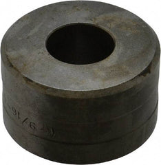 Cleveland Steel Tool - 9/16 Inch Diameter Round Ironworker Die - 1-13/16 Inch Head Diameter, 1-1/8 Inch Head Height - Exact Tool & Supply