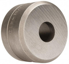 Cleveland Steel Tool - 19/32 Inch Diameter Round Ironworker Die - 1-13/16 Inch Head Diameter, 1-1/8 Inch Head Height - Exact Tool & Supply