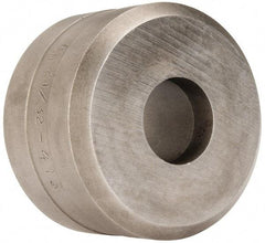 Cleveland Steel Tool - 21/32 Inch Diameter Round Ironworker Die - 1-13/16 Inch Head Diameter, 1-1/8 Inch Head Height - Exact Tool & Supply