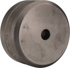 Cleveland Steel Tool - 5/16 Inch Diameter Round Ironworker Die - 2 Inch Head Diameter, 1 Inch Head Height - Exact Tool & Supply