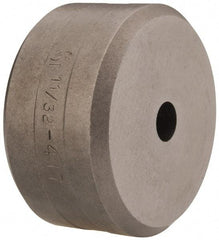 Cleveland Steel Tool - 11/32 Inch Diameter Round Ironworker Die - 2 Inch Head Diameter, 1 Inch Head Height - Exact Tool & Supply