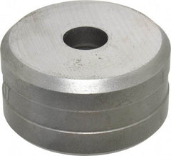 Cleveland Steel Tool - 17/32 Inch Diameter Round Ironworker Die - 2 Inch Head Diameter, 1 Inch Head Height - Exact Tool & Supply