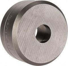 Cleveland Steel Tool - 9/16 Inch Diameter Round Ironworker Die - 2 Inch Head Diameter, 1 Inch Head Height - Exact Tool & Supply