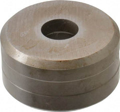 Cleveland Steel Tool - 5/8 Inch Diameter Round Ironworker Die - 2 Inch Head Diameter, 1 Inch Head Height - Exact Tool & Supply