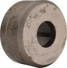 Cleveland Steel Tool - 25/32 Inch Diameter Round Ironworker Die - 2 Inch Head Diameter, 1 Inch Head Height - Exact Tool & Supply