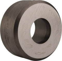 Cleveland Steel Tool - 27/32 Inch Diameter Round Ironworker Die - 2 Inch Head Diameter, 1 Inch Head Height - Exact Tool & Supply