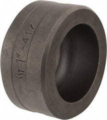 Cleveland Steel Tool - 1 Inch Diameter Round Ironworker Die - 2 Inch Head Diameter, 1 Inch Head Height - Exact Tool & Supply