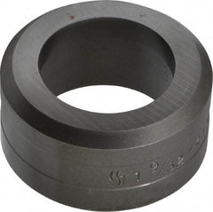 Cleveland Steel Tool - 1-9/32 Inch Diameter Round Ironworker Die - 2 Inch Head Diameter, 1 Inch Head Height - Exact Tool & Supply