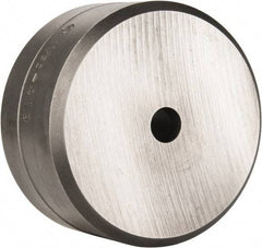 Cleveland Steel Tool - 11/32 Inch Diameter Round Ironworker Die - 2-3/8 Inch Head Diameter, 1-1/4 Inch Head Height - Exact Tool & Supply