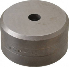 Cleveland Steel Tool - 7/16 Inch Diameter Round Ironworker Die - 2-3/8 Inch Head Diameter, 1-1/4 Inch Head Height - Exact Tool & Supply