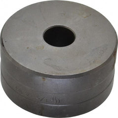 Cleveland Steel Tool - 1/2 Inch Diameter Round Ironworker Die - 2-3/8 Inch Head Diameter, 1-1/4 Inch Head Height - Exact Tool & Supply