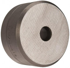 Cleveland Steel Tool - 17/32 Inch Diameter Round Ironworker Die - 2-3/8 Inch Head Diameter, 1-1/4 Inch Head Height - Exact Tool & Supply