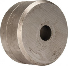 Cleveland Steel Tool - 9/16 Inch Diameter Round Ironworker Die - 2-3/8 Inch Head Diameter, 1-1/4 Inch Head Height - Exact Tool & Supply