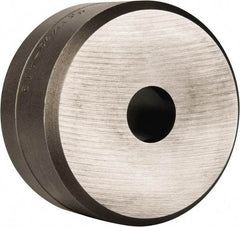 Cleveland Steel Tool - 19/32 Inch Diameter Round Ironworker Die - 2-3/8 Inch Head Diameter, 1-1/4 Inch Head Height - Exact Tool & Supply