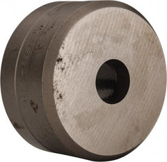 Cleveland Steel Tool - 21/32 Inch Diameter Round Ironworker Die - 2-3/8 Inch Head Diameter, 1-1/4 Inch Head Height - Exact Tool & Supply