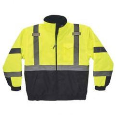 8377 XL LIME QUILTED BOMBER JACKET - Exact Tool & Supply