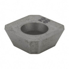Iscar - SEHT43 Grade IC28 Carbide Milling Insert - Uncoated, 0.1874" Thick, 1/2" Inscribed Circle - Exact Tool & Supply