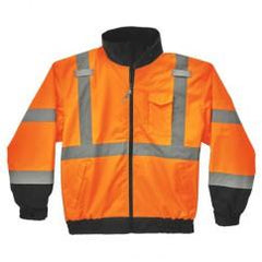 8379 3XL ORG FLEECE LINED BOMBER - Exact Tool & Supply