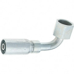 Eaton - Steel Hydraulic Hose Swivel - -6 Hose Size, 3/8" Hose Diam - Exact Tool & Supply