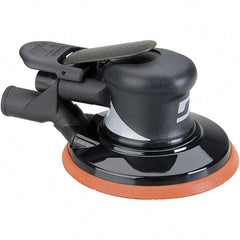 Dynabrade - 12,000 OPM, 18 CFM Air Consumption, Palm Air Orbital Sander - Round Pad, 1/4 NPT Inlet - Exact Tool & Supply