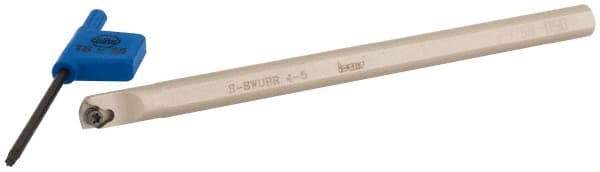 Iscar - 0.275" Min Bore Diam, 4" OAL, 1/4" Shank Diam, S-SWUB Indexable Boring Bar - WB.. 520L Insert, Screw or Clamp Holding Method - Exact Tool & Supply