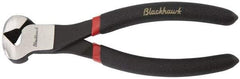 Blackhawk by Proto - 6-5/8" OAL, 12 AWG Capacity, End Cutting Pliers - 5/16" Jaw Length x 1-3/4" Jaw Width, Cushion Grip Handle - Exact Tool & Supply