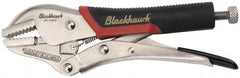 Blackhawk by Proto - 7-5/16" OAL Flat Jaw Locking Pliers - 1-25/32" Jaw Width, 5/8" Jaw Depth, Standard Handle - Exact Tool & Supply
