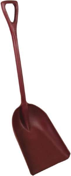 Remco - 17-1/8" High Square Plastic Shovel - 27" Long D-Grip Handle - Exact Tool & Supply
