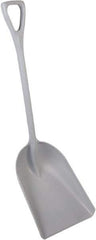 Remco - 17-1/8" High Square Plastic Shovel - 27" Long D-Grip Handle - Exact Tool & Supply