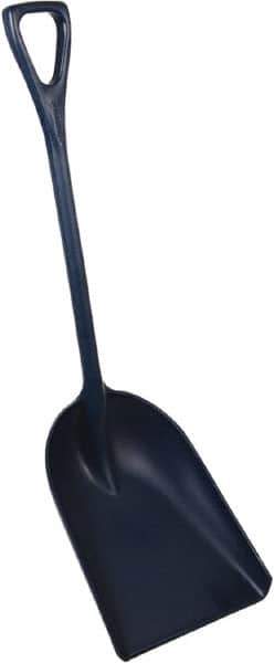 Remco - 17-1/8" High Square Plastic Shovel - 27" Long D-Grip Handle - Exact Tool & Supply