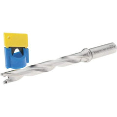 Iscar - 0.551" to 0.587" Diam, 8xD, 4.41" Max Depth, 5/8" Shank Diam, 7.09" OAL, Replaceable-Tip Drill - FCP, ICK, ICK-2M, ICM, ICN, ICP, iCP-2M Insert, 14 Seat Size, 83853309 Toolholder, Series SumoCham - Exact Tool & Supply