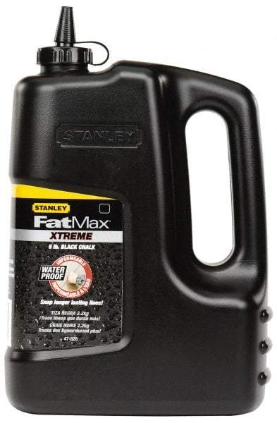 Stanley - 5 Lb Container Chalk Refill - Black - Exact Tool & Supply