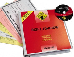 Marcom - Right to Know for Cleaning and Maintenance, Multimedia Training Kit - 21 Minute Run Time DVD, English and Spanish - Exact Tool & Supply