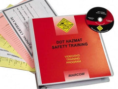 Marcom - DOT HazMat Safety, Multimedia Training Kit - 18 Minute Run Time DVD, English and Spanish - Exact Tool & Supply