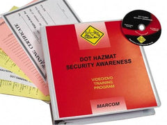 Marcom - DOT HazMat Security Awareness, Multimedia Training Kit - 13 Minute Run Time DVD, English and Spanish - Exact Tool & Supply