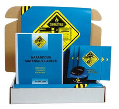Marcom - Hazardous Materials Labels, Multimedia Training Kit - 22 Minute Run Time DVD, English and Spanish - Exact Tool & Supply