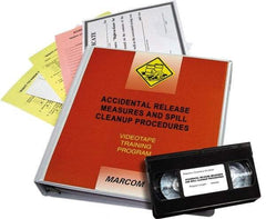 Marcom - Accidental Release Measures and Spill Cleanup Procedures, Multimedia Training Kit - 19 min Run Time DVD, 1 Course, English & Spanish - Exact Tool & Supply