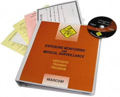 Marcom - Exposure Monitoring & Medical Surveillance, Multimedia Training Kit - 20 min Run Time DVD, English & Spanish - Exact Tool & Supply