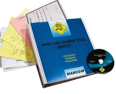 Marcom - Hand and Power Tool Safety, Multimedia Training Kit - 18 Minute Run Time DVD, English and Spanish - Exact Tool & Supply