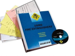 Marcom - Using Fire Extinguishers, Multimedia Training Kit - 18 Minute Run Time DVD, English and Spanish - Exact Tool & Supply