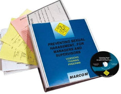 Marcom - Preventing Sexual Harassment for Managers and Supervisors, Multimedia Training Kit - 16 Minute Run Time DVD, English and Spanish - Exact Tool & Supply