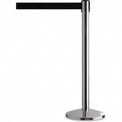 Tensator - Barrier Posts Type: Tensabarrier Post Post Color/Finish: Polished Chrome - Exact Tool & Supply