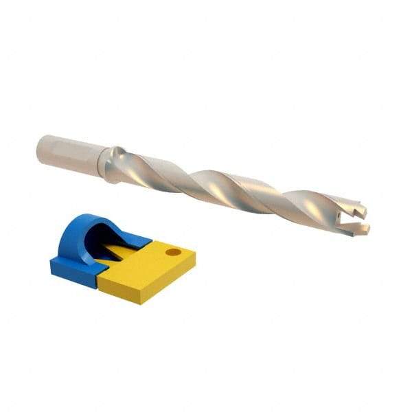 Iscar - 0.532" to 0.548" Diam, 8xD, 4-1/4" Max Depth, 0.63" Shank Diam, 6.84" OAL, Replaceable-Tip Drill - FCP, ICK, ICK-2M, ICM, ICN, ICP, iCP-2M Insert, 13 Seat Size, 83922104 Toolholder, Series SumoCham - Exact Tool & Supply