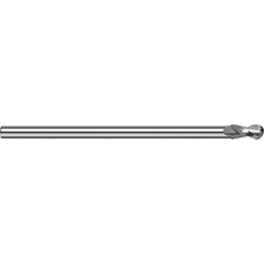 Harvey Tool - 5/16" Diam, 0.469" LOC, 2 Flute Solid Carbide Ball End Mill - Exact Tool & Supply