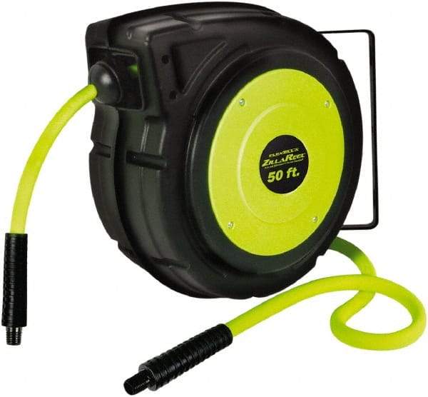 Legacy - 50' Spring Retractable Hose Reel - 150 psi, Hose Included - Exact Tool & Supply