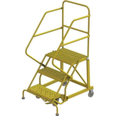 TRI-ARC - Rolling & Wall Mounted Ladders & Platforms Type: Stairway Slope Ladder Style: Forward Descent 50 Degree Incline - Exact Tool & Supply
