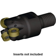 Kennametal - 30mm Cutting Diam, 29mm Shank Diam, 2.97mm Max Depth of Cut, Modular Connection Indexable Copy End Mill - 4 Inserts, RN.J1204M0.. Insert, KDR Toolholder, Steel, Through Coolant - Exact Tool & Supply