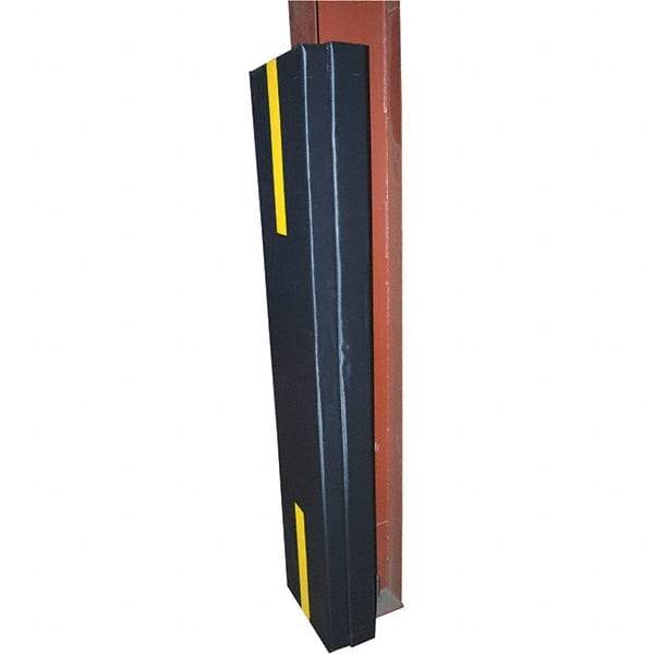 Vestil - 6" High, Column Protector - Fits 12" Columns, Black - Exact Tool & Supply
