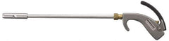 Guardair - 120 Max psi Venturi Nozzle Thumb Lever Blow Gun - 1/4 NPT, 12" Tube Length, Aluminum - Exact Tool & Supply
