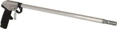 Guardair - 120 Max psi High Power Venturi Nozzle Pistol Grip Blow Gun - 3/8 NPT, 18" Tube Length, Aluminum - Exact Tool & Supply